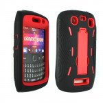 Wholesale Armor Hybrid Case for BlackBerry 9350 (RedBlack)